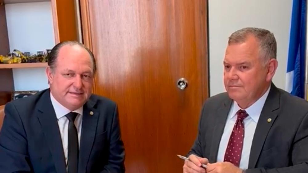 Pedro Fernandes trata em Brasília de manifestação da Funai sobre área produtiva em Campo Novo