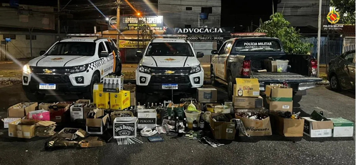 PMDF estoura laboratório de falsificação de bebidas em Sobradinho