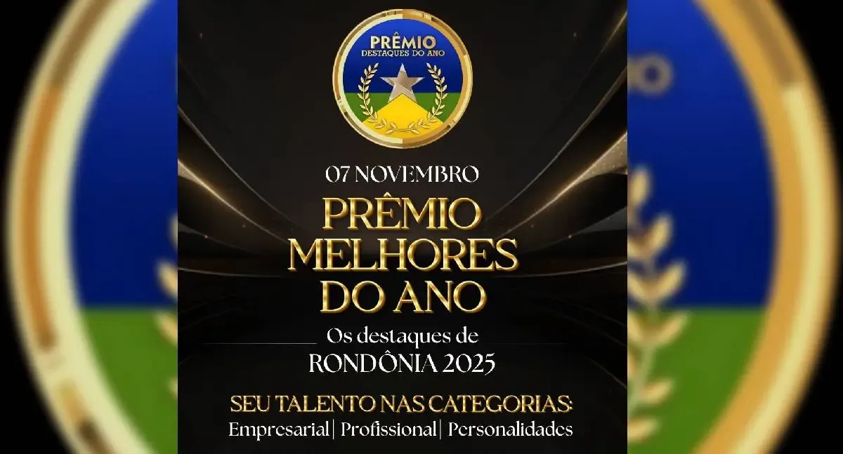 Prêmio Destaques do Ano 2025 celebra excelência em diversas áreas em Porto Velho
