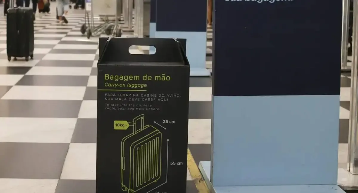 Senado aprova gratuidade para bagagem de mão de até 10 quilos