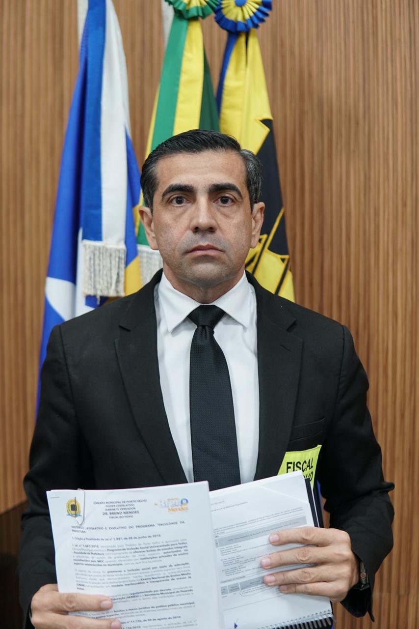 Dr. Breno Mendes propõe redirecionar isenções fiscais e subsídios do transporte para construção de creches em Porto Velho