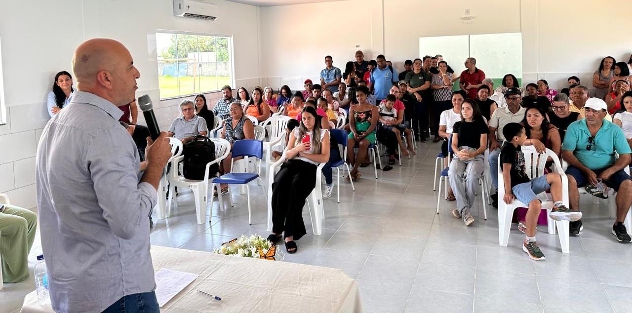 Ismael Crispin participa da inauguração do refeitório Apollo Herreira Klein na Escola Paulo Freire