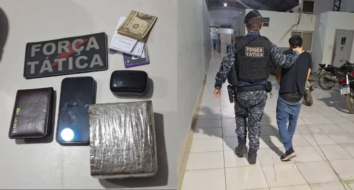 Jovem é preso com meio quilo de maconha na Estrada da Penal
