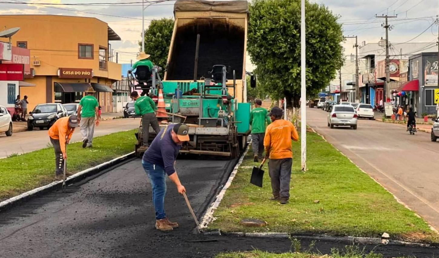 Luizinho Goebel garante recursos para revitalização da pista de caminhada da Avenida Paraná em Vilhena