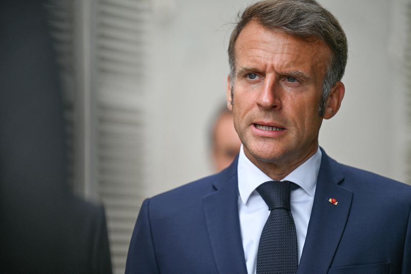 Macron diz que plano de paz de Trump para Ucrânia deve ser aprimorado