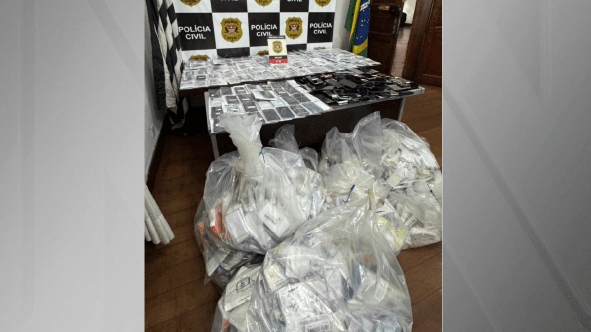 Operação contra furto e roubo de celulares termina com 48 presos em SP