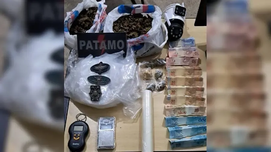 PM apreende mais de 1,4 kg de drogas em Espigão do Oeste
