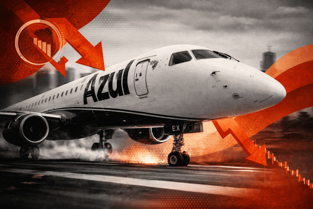 Azul despenca após oferta de ações em meio a processo de reestruturação