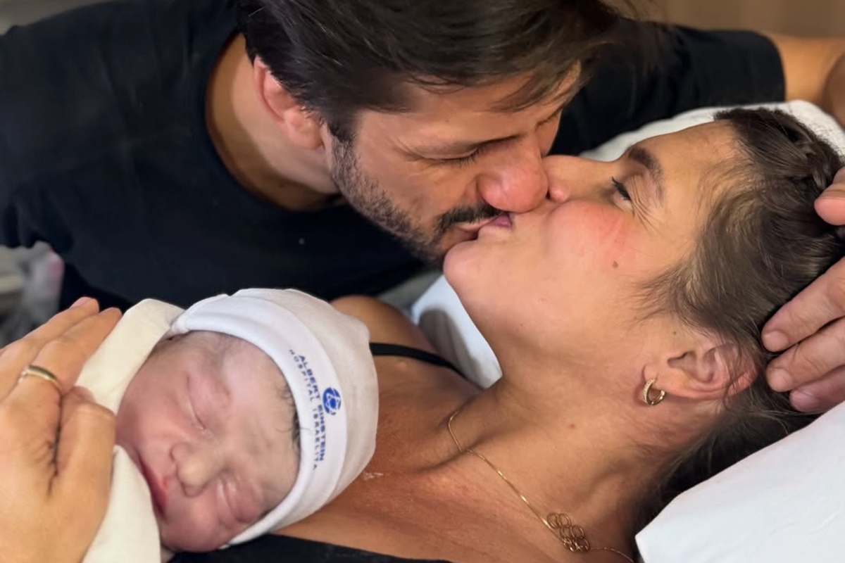 Bia Feres anuncia nascimento de seu 3º filho e declara: “Bebê de luz”