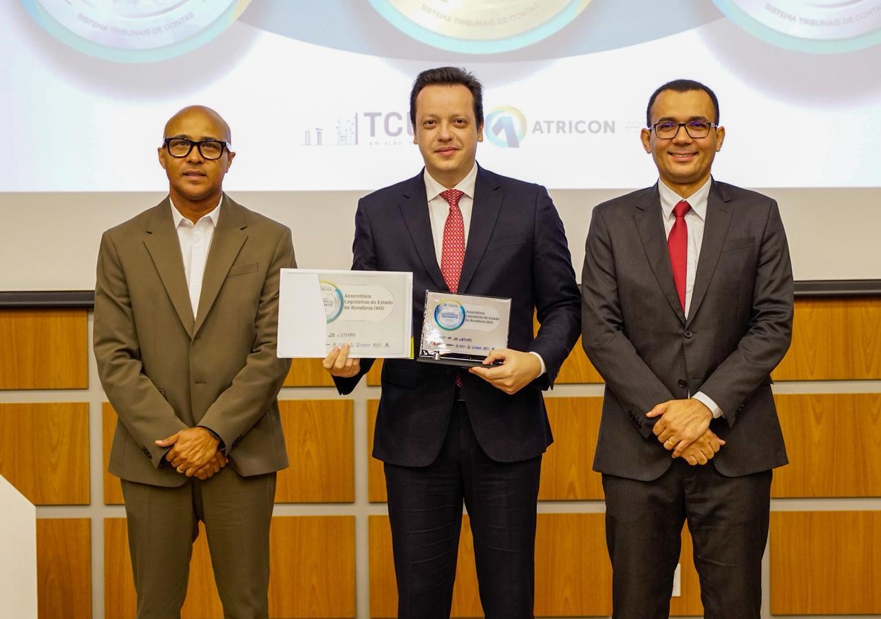 Com 99,36%, Assembleia recebe Selo Diamante de Transparência Pública