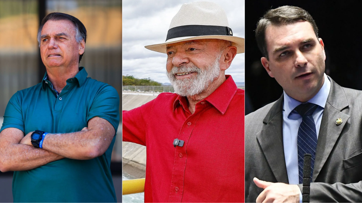 Datafolha: Bolsonaro é rejeitado por 45%; Lula, 44% e Flávio, 38%