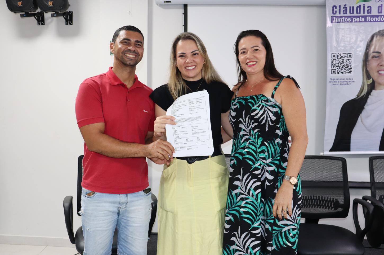 Emenda de Cláudia de Jesus garante pagamento de R$ 350 mil ao Instituto Padre Ezequiel, em Ji-Paraná