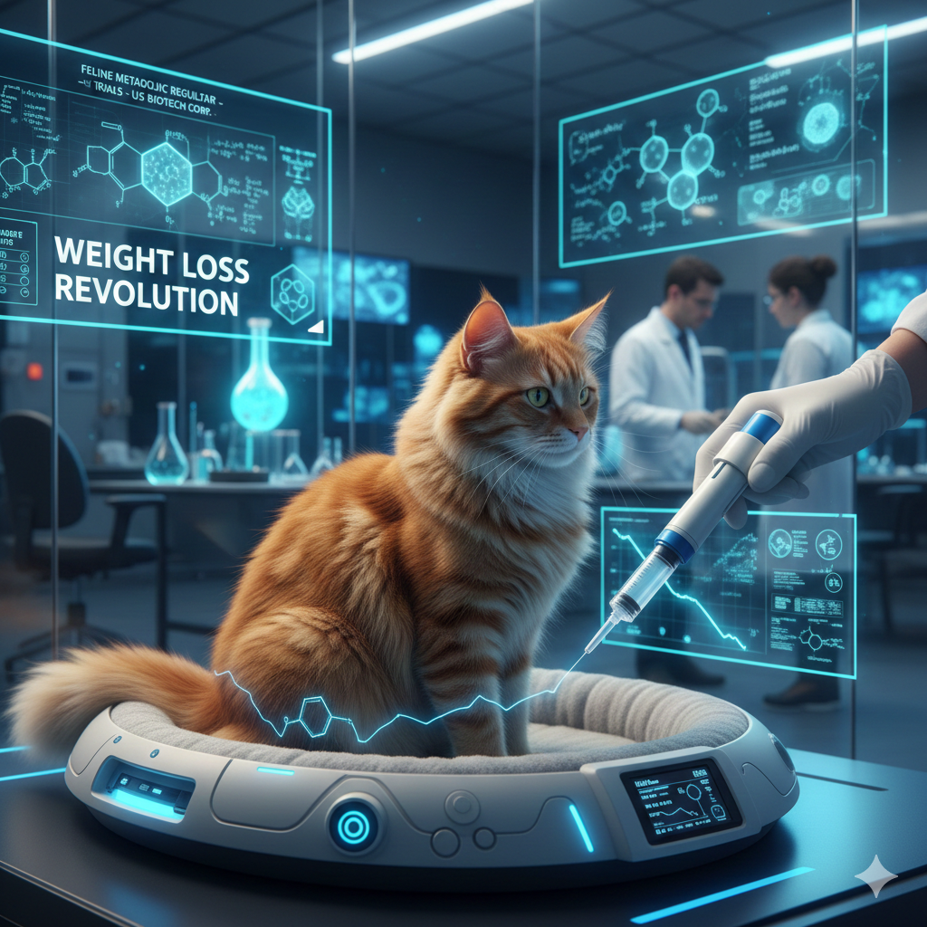 Empresa dos EUA testa “caneta emagrecedora” para gatos e abre caminho para revolução na saúde de pets