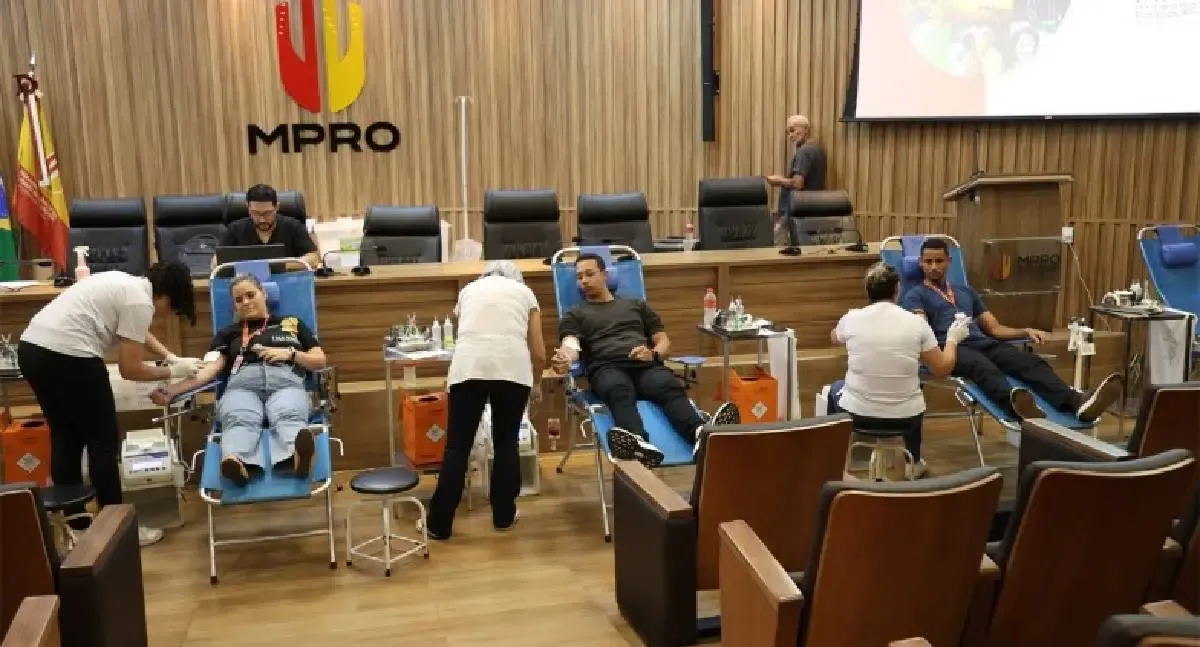 MPRO realiza campanha de doação de sangue em parceria com a Fhemeron