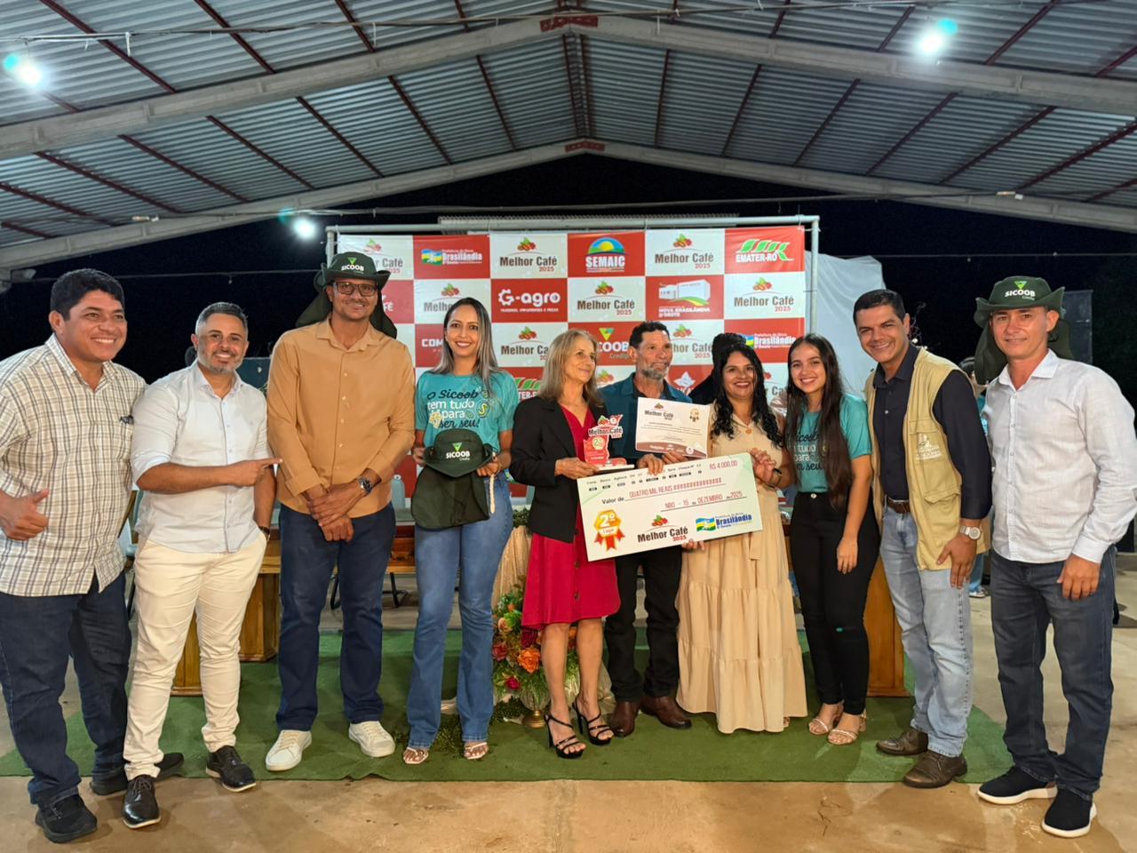 Nova Brasilândia d’Oeste é reconhecida como Terra do Café em solenidade com participação do deputado Cássio Gois