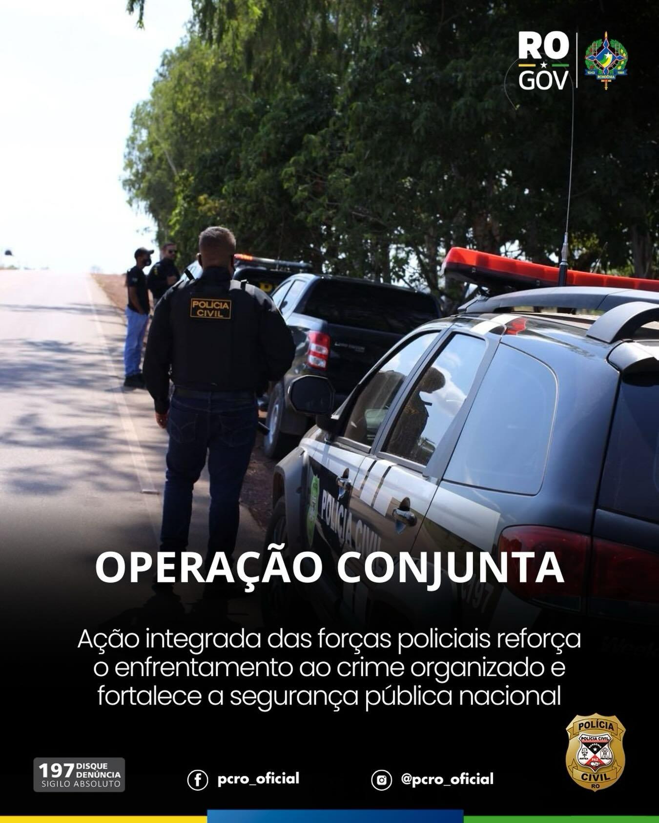 POLÍCIA CIVIL DE RONDÔNIA PARTICIPA DE OPERAÇÃO NACIONAL NARKE 5 E AJUDA A CAUSAR PREJUÍZO DE MAIS DE R$ 242 MILHÕES AO CRIME ORGANIZADO