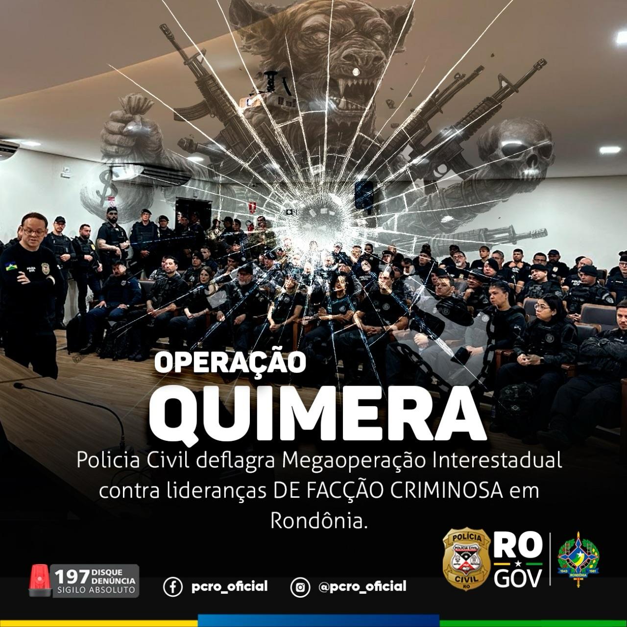 POLÍCIA CIVIL E SESDEC EXECUTAM MEGAOPERAÇÃO INTERESTADUAL E DESMANTELAM ORGANIZAÇÃO CRIMINOSA