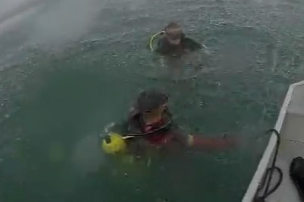 Bombeiros passam a noite em busca de jovem que sumiu no Lago Corumbá