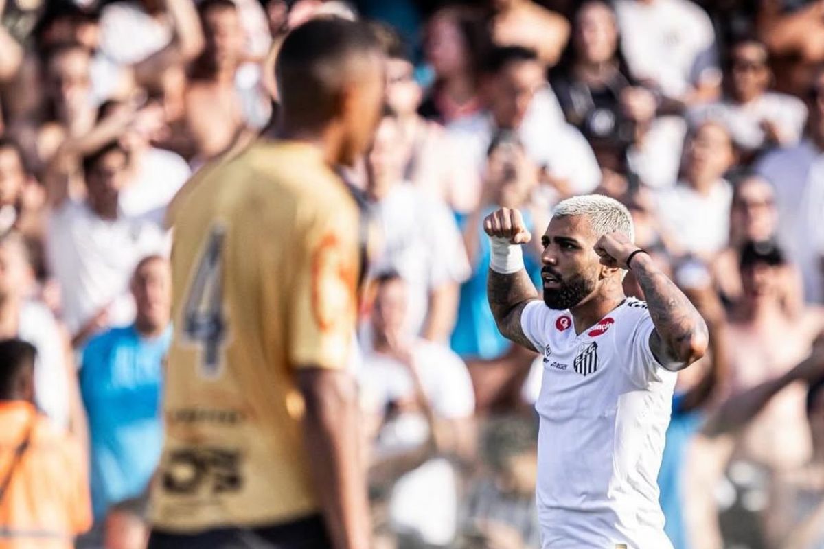 Com gol de Gabigol, Santos vence o Novorizontino no Paulistão