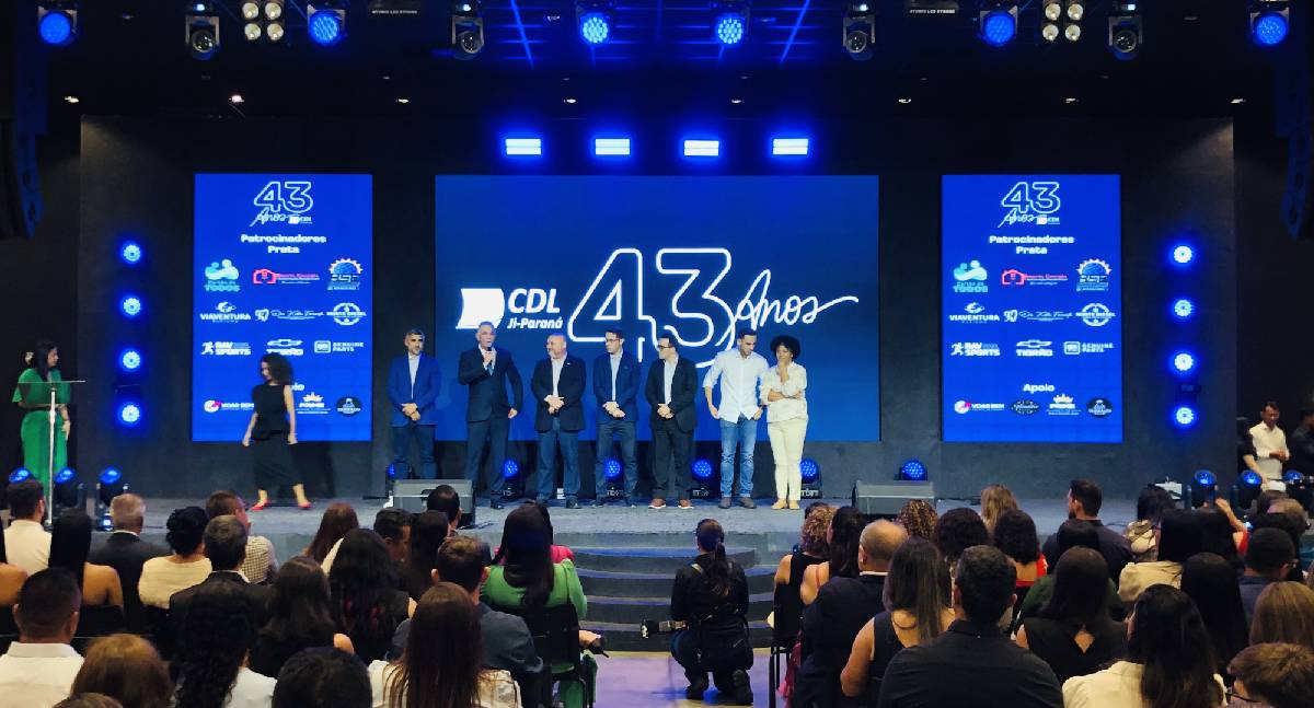 CDL Ji-Paraná celebra 43 anos com noite de conexão e estratégia