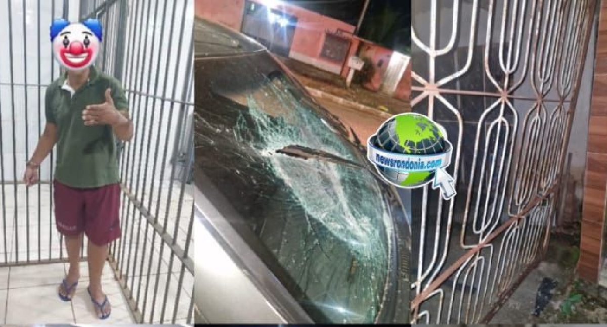 Homem drogado rouba carro da mãe e destrói casas de familiares na zona leste