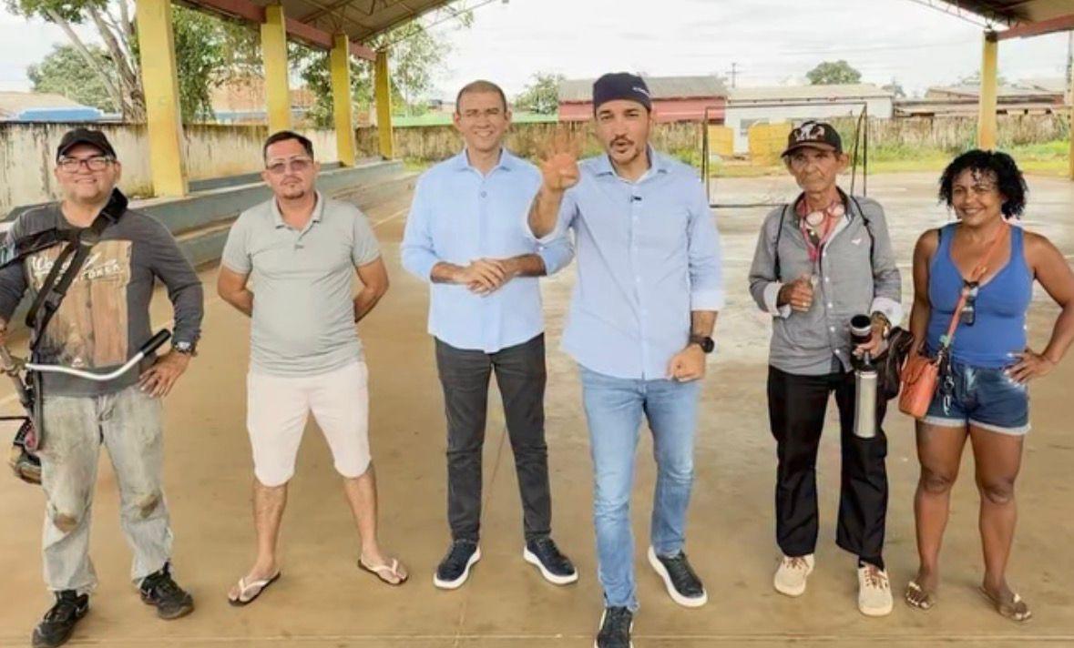 Pedro Geovar articula com Fernando Máximo e garante R$ 400 mil para quadra na Zona Sul de Porto Velho