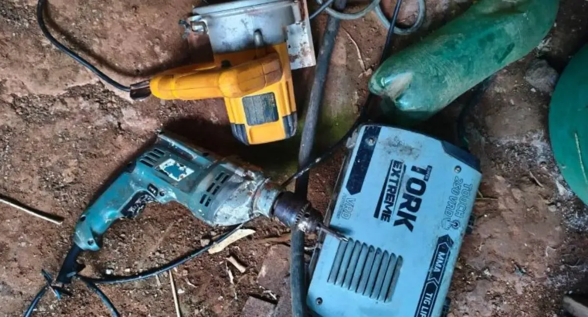 PM recupera ferramentas furtadas de obra pública em Nova Brasilândia