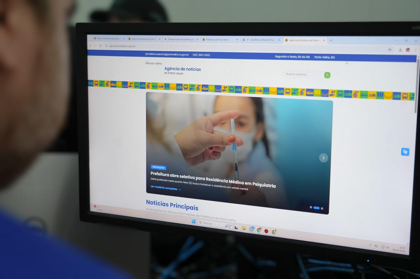 Agência de notícias da prefeitura de Porto Velho centraliza informações oficiais