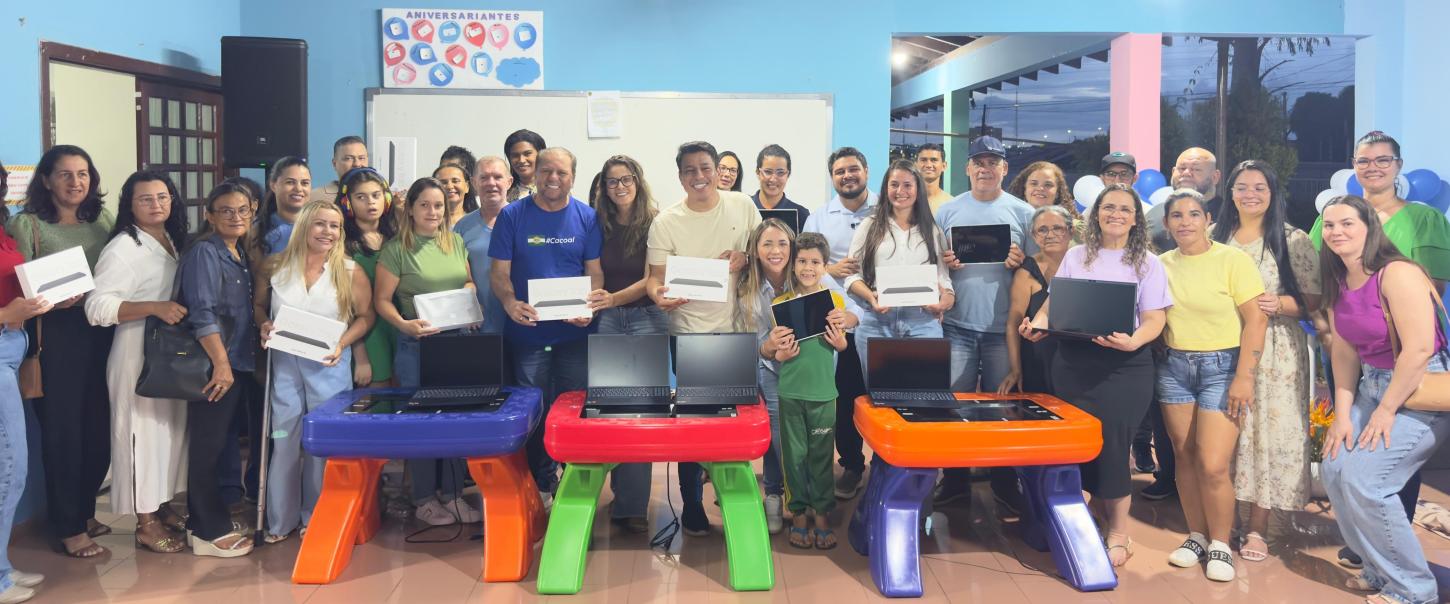 Centro do Autismo de Cacoal recebe equipamentos tecnológicos com apoio de Cirone Deiró