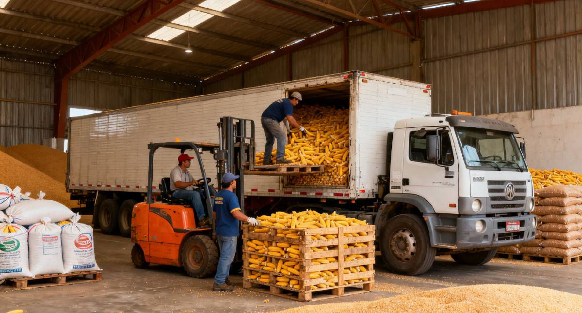 Conab lança leilão de frete para transporte de 23,7 mil toneladas de milho