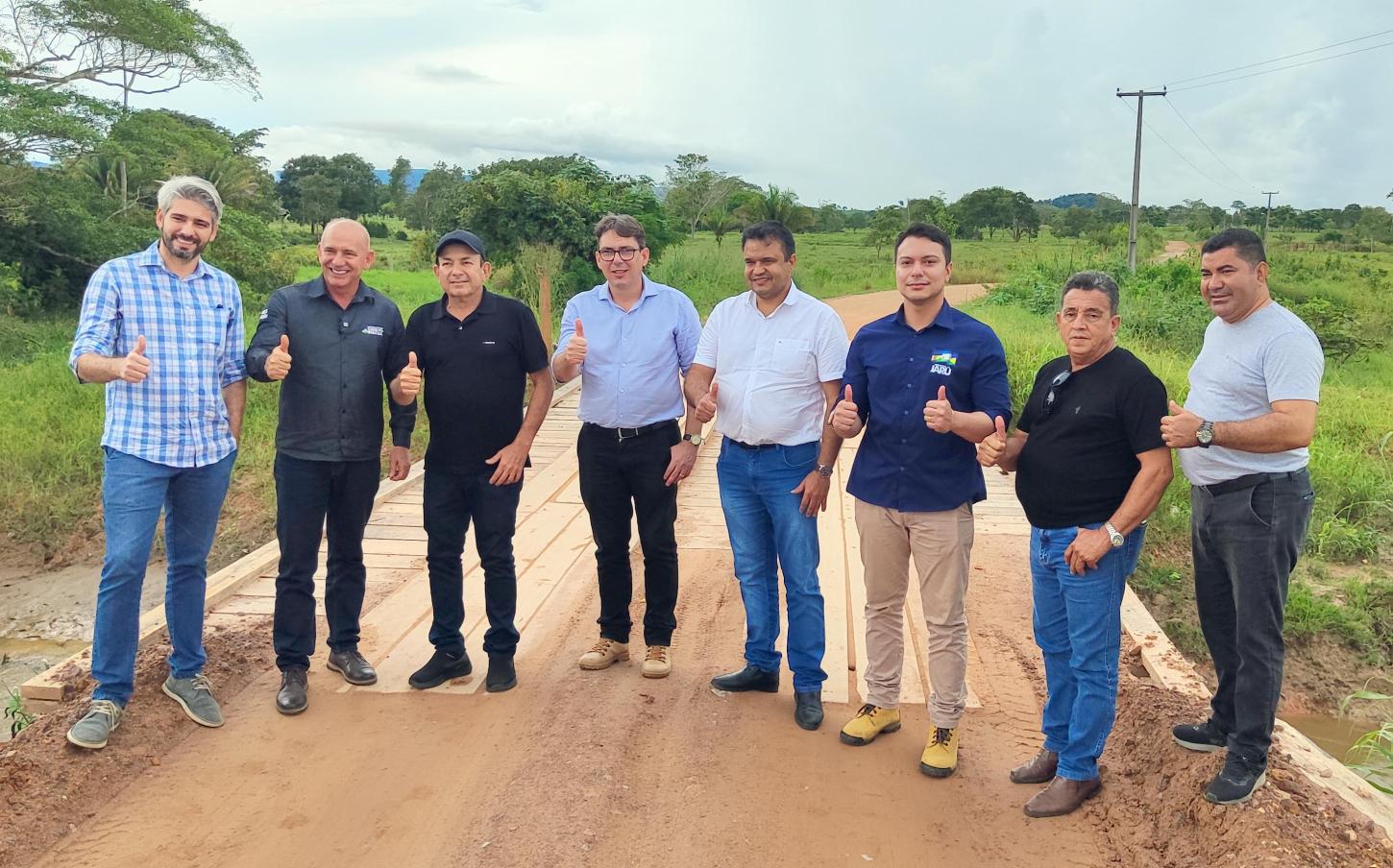 Ezequiel Neiva anuncia a liberação de R$ 700 mil para ponte mista em concreto e aço sobre o rio Tari, e Jaru