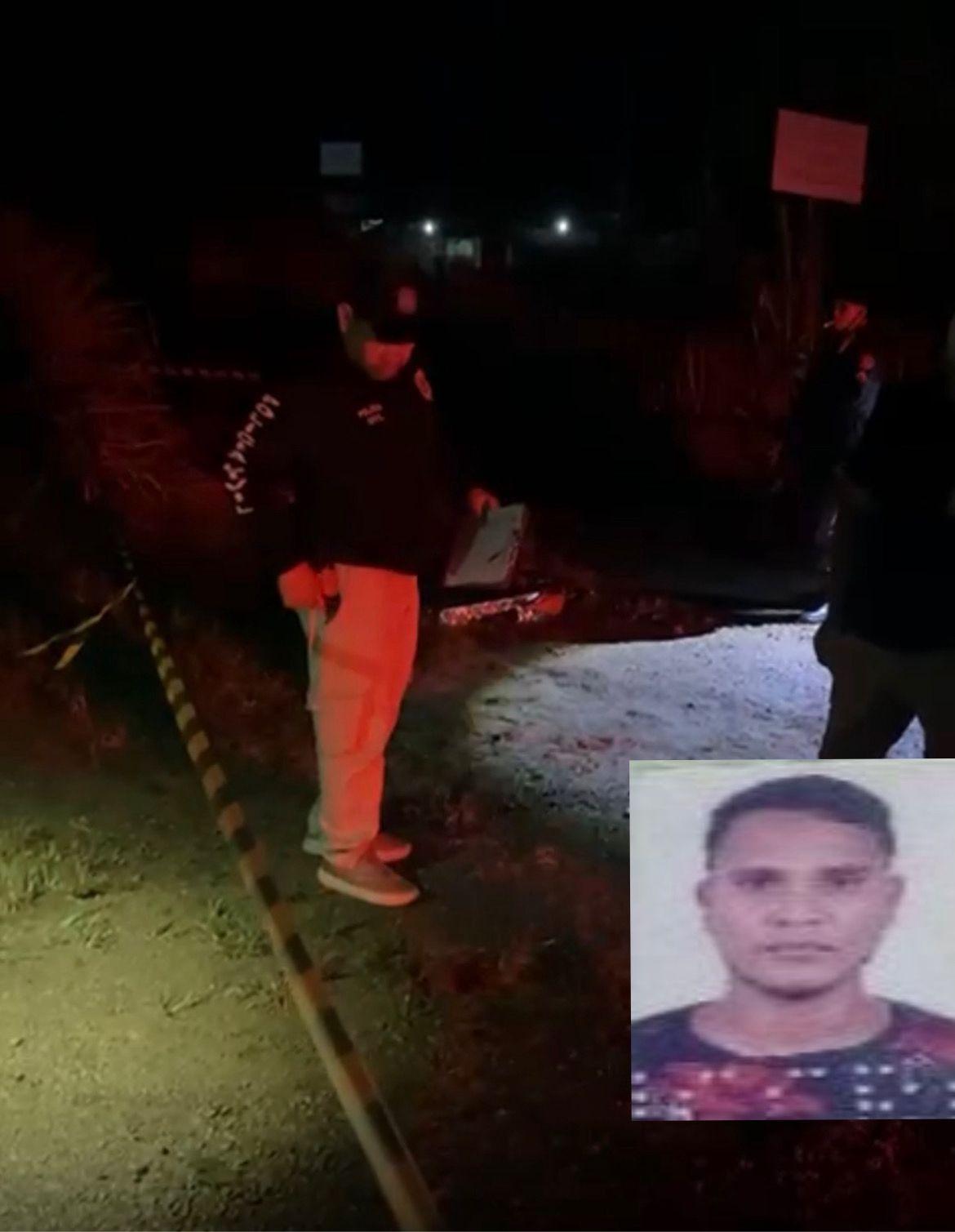 Indetificado homem morto em borracharia