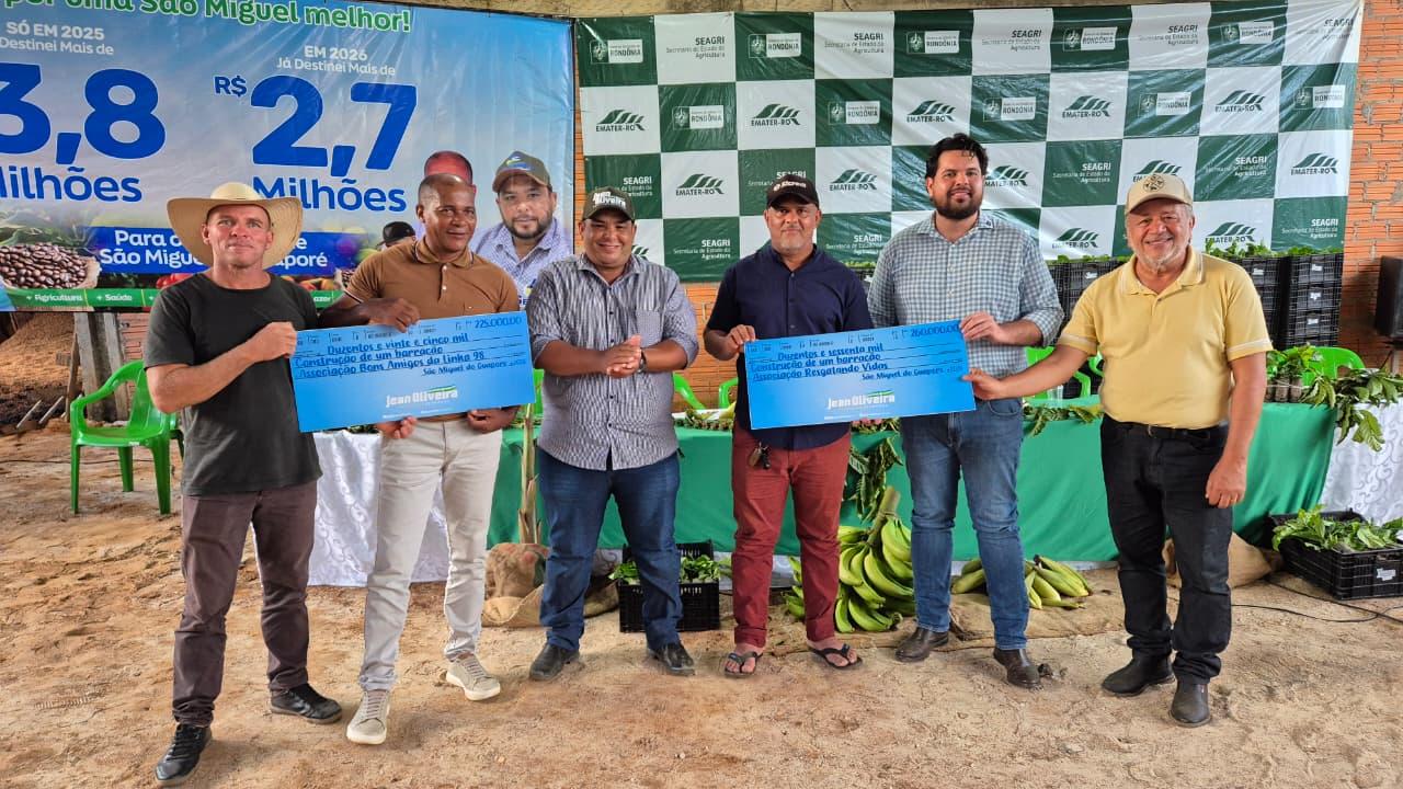 Jean Oliveira reforça investimentos em São Miguel do Guaporé