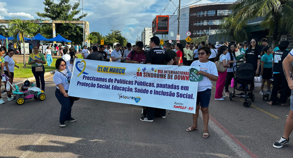 Prefeitura apoia caminhada pelo Dia da Síndrome de Down