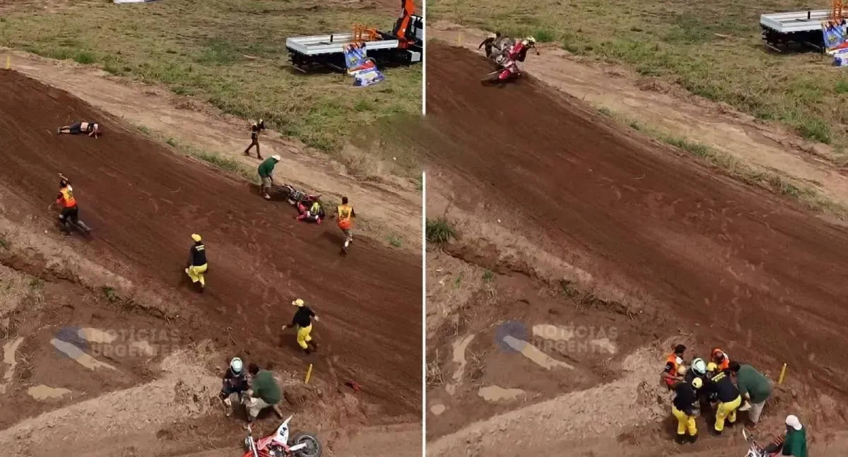 Acidente em motocross deixa homem ferido em RO