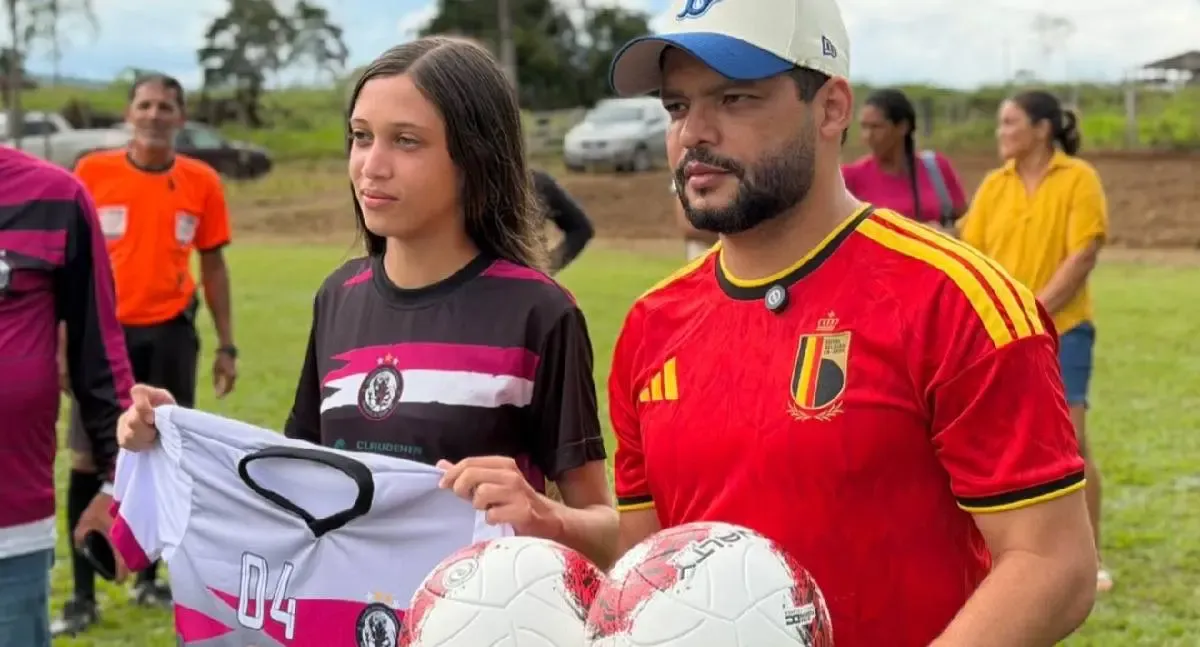 Edevaldo Neves investe no esporte em Mirante da Serra