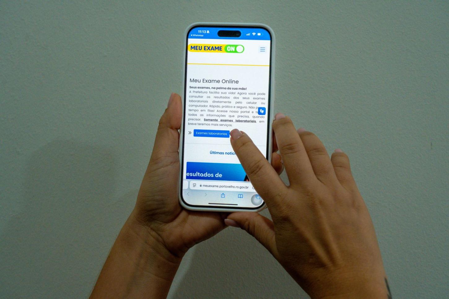 Meu Exame ON já disponibilizou mais de 6 milhões de exames em Porto Velho