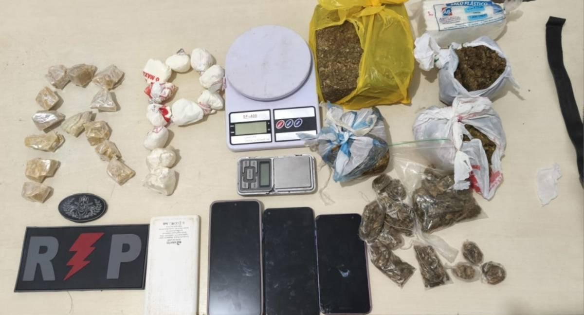 Polícia Militar apreende drogas e detém suspeita no Setor 06