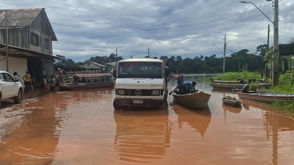 Porto Velho decreta situação de emergência após Rio Madeira ultrapassar nível de segurança