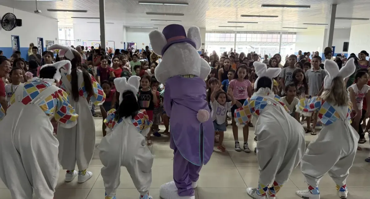 Prefeitura promove ação de Páscoa e distribui chocolates no Residencial Orgulho do Madeira