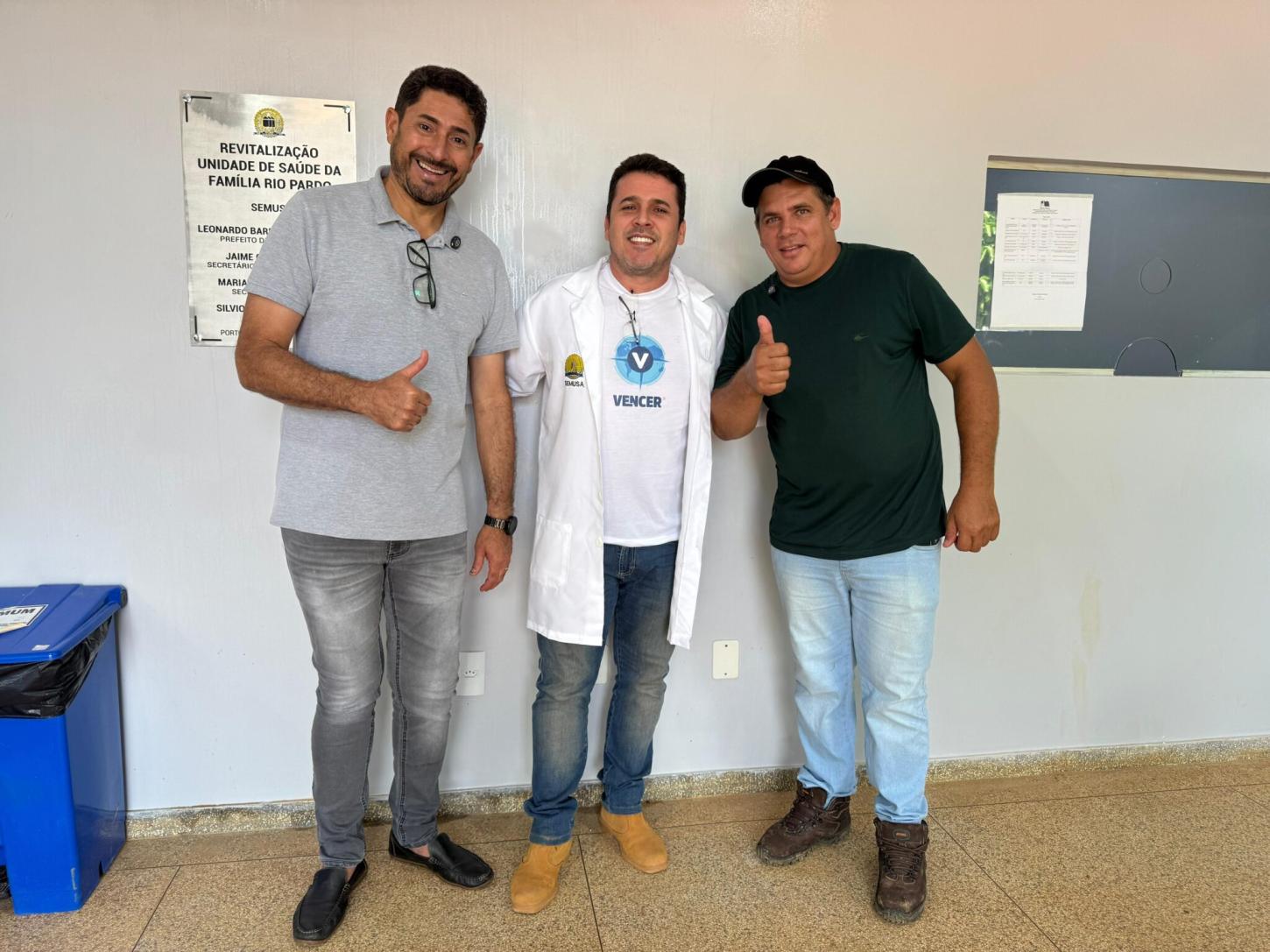 Rio Pardo recebe melhorias na saúde após atuação do vereador Márcio Pacele