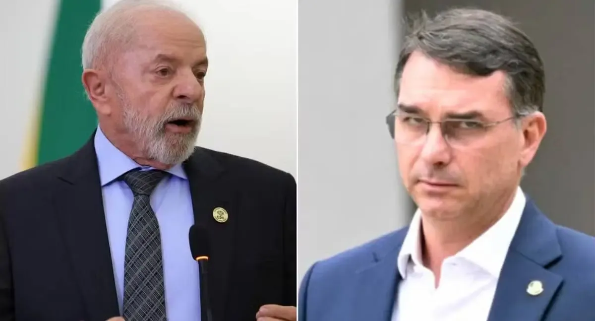 Segundo pesquisa, Flávio Bolsonaro tem 42%, e Lula, 40% em cenário de 2º turno para 2026