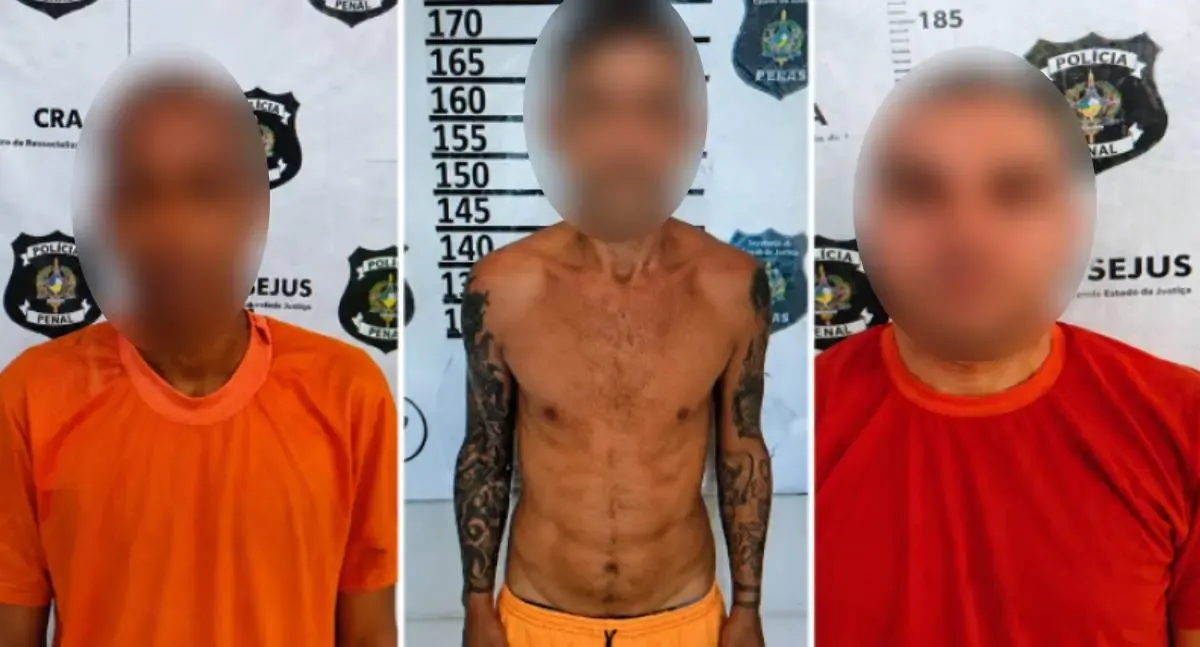 Forças de segurança recapturam fugitivos da cadeia de Cacoal