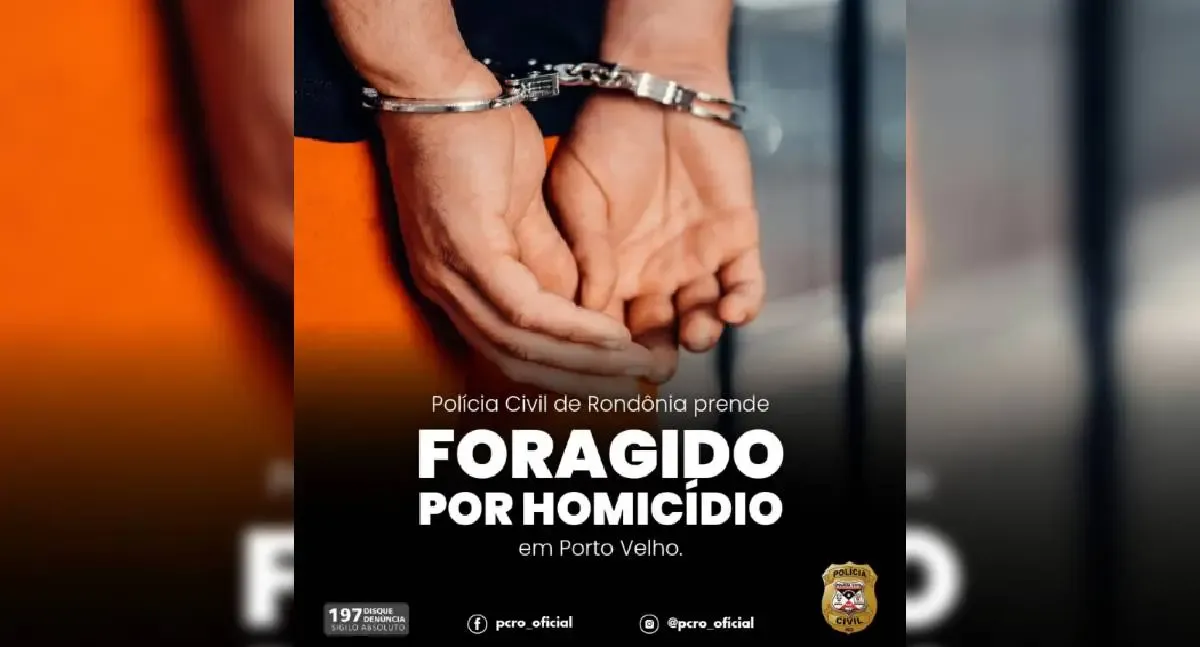 Polícia Civil prende segundo suspeito de homicídio em Porto Velho
