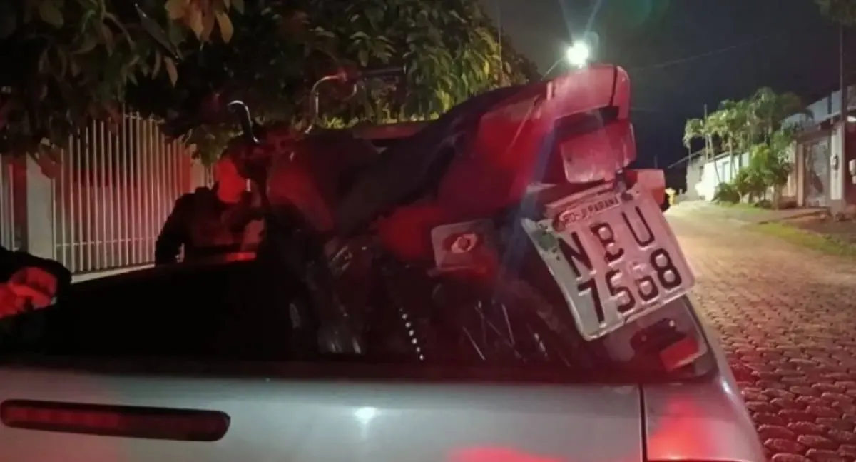 Polícia recupera moto furtada de hospital em Rondônia