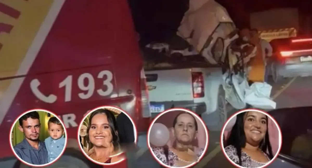 Tragédia na RO-479 mata cinco pessoas da mesma família em acidente