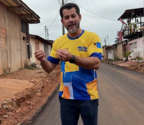 VEREADOR NILTON SOUZA COMEMORA ASFALTAMENTO NO BAIRRO INDUSTRIAL E DESTACA REALIZAÇÃO DE SONHO DOS MORADORES