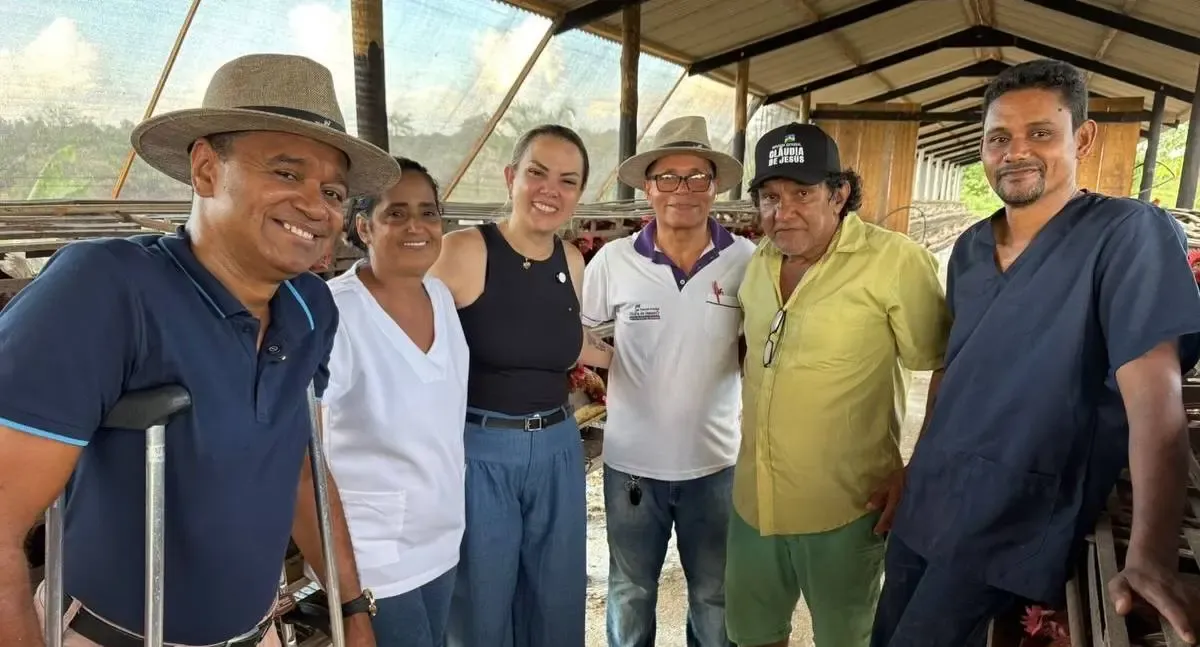 Cláudia de Jesus visita Granja Oliveira em Ji-Paraná para apoiar a agricultura familiar
