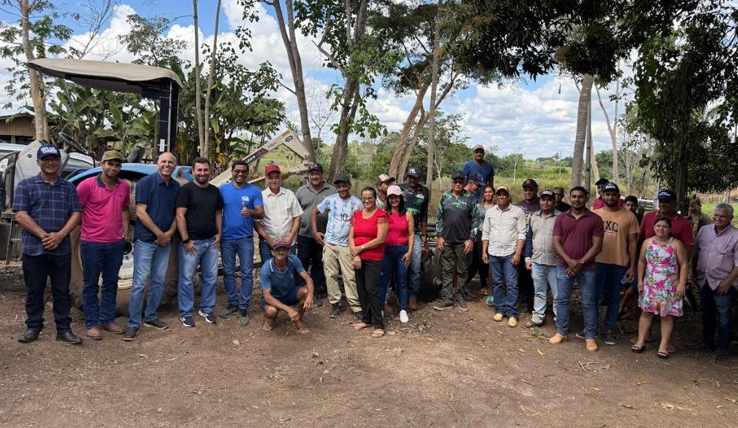 Ismael Crispin fortalece trabalho de produtores rurais da Linha 16 em Urupá