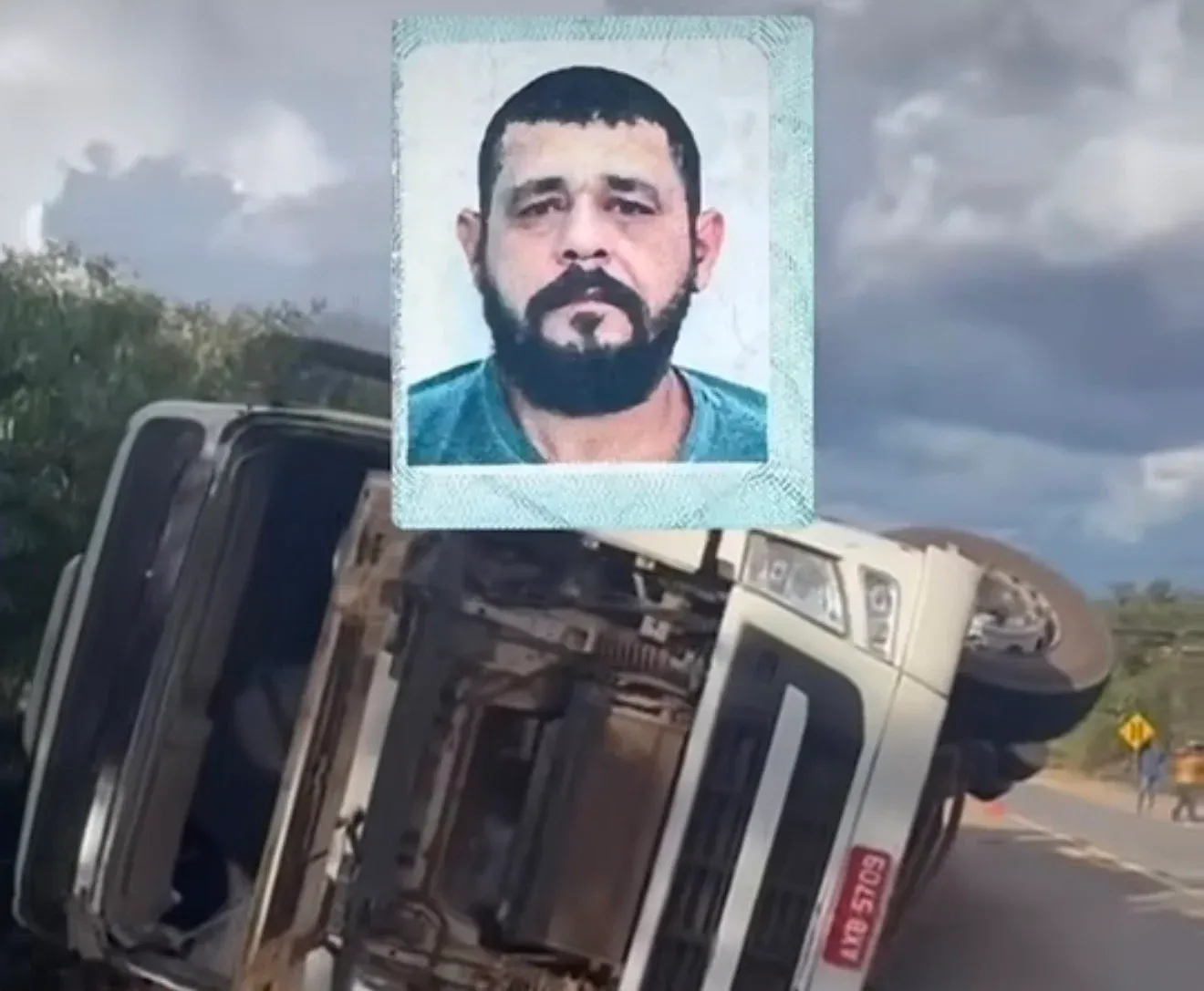 Motorista morre após carreta tombar na BR-364